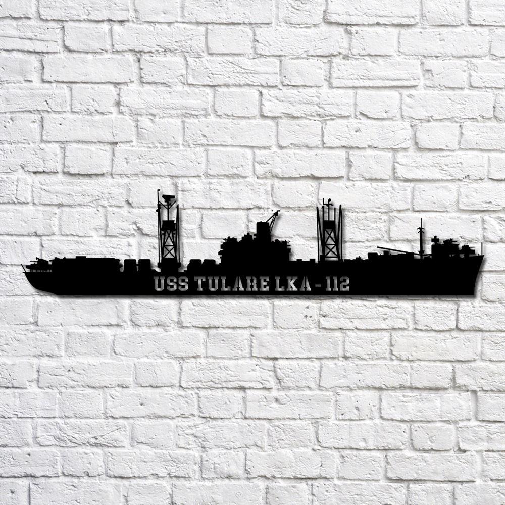 Us Navy Metal Sign, Veteran Signs, Uss Tulare Lka 112 Navy Ship Metal Art, Metal Sign, Metal Sign Decor, Metal Navy Signs