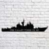 Us Navy Metal Sign, Veteran Signs, Uss Valcour Agf1 Navy Ship Metal Art, Metal Sign, Metal Sign Decor, Metal Navy Signs