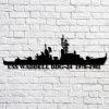 Us Navy Metal Sign, Veteran Signs, Uss Wainwright Cg28 Navy Ship Metal Art, Metal Sign, Metal Sign Decor, Metal Navy Signs