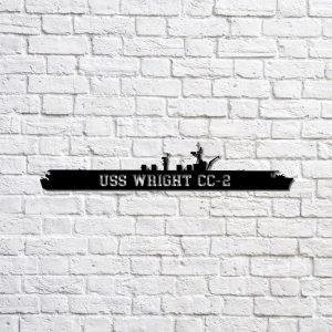 Us Navy Metal Sign, Veteran Signs, Uss&hellip;