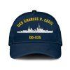 Us Navy Veteran Cap, Embroidered Cap, Uss Charles R Ware Dd-865 Classic Embroidered Cap, 3D Embroidered Hats, Mens Navy Cap