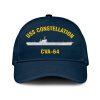 Us Navy Veteran Cap, Embroidered Cap, Uss Coolbaugh De-217 Classic Embroidered Cap, 3D Embroidered Hats, Mens Navy Cap