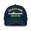 Us Navy Veteran Cap, Embroidered Cap, Uss L Y Spear (as-36) Classic Embroidered Cap, 3D Embroidered Hats, Mens Navy Cap