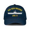Us Navy Veteran Cap, Embroidered Cap, Uss New Jersey Bb-62 Classic Embroidered Cap, 3D Embroidered Hats, Mens Navy Cap