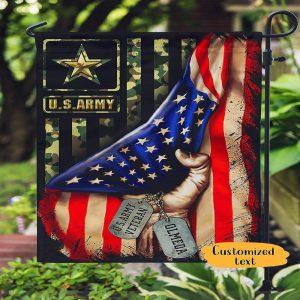 Veteran Day Flag, Personalized US Army Veteran&hellip;
