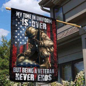 Veteran Day Flag, Premium A Veteran Never&hellip;