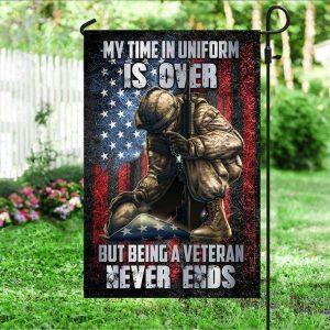 Veteran Day Flag, Premium A Veteran Never&hellip;
