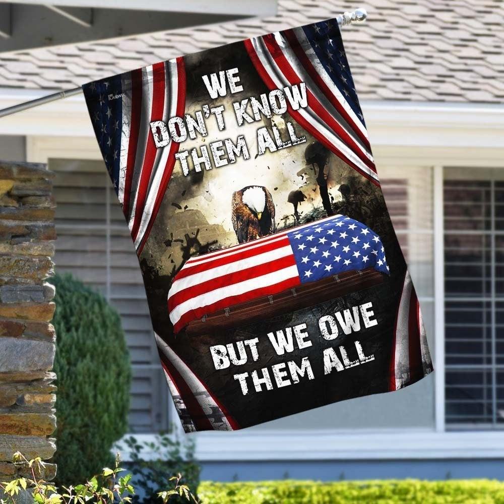 Veteran Day Flag, Premium We Own Them All Veteran Flag, Us Flag Veterans Day, American Flag Veterans Day