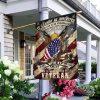 Veteran Flag, Forever The Title Veteran Flag, American Flag, Veteran Decoration Outdoor Flag