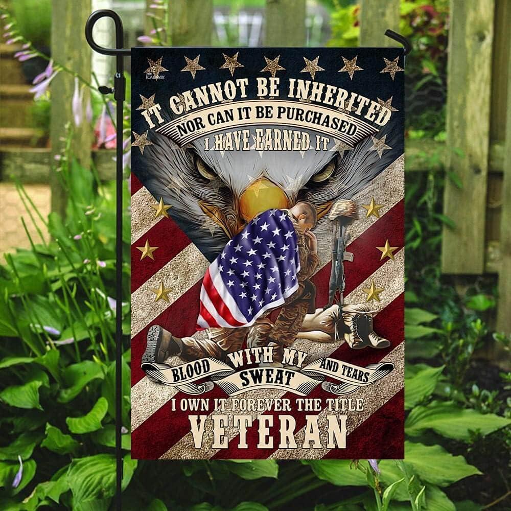 Veteran Flag, Forever The Title Veteran American Flag, American Flag, Veteran Decoration Outdoor Flag