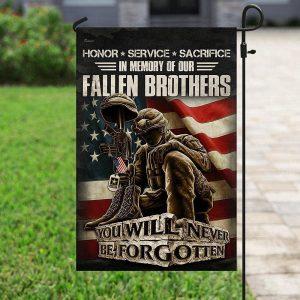 Veteran Flag Honor Service Sacrifice In Memory Of Our Fallen Brothers Veteran Flag American Flag Veteran Decoration Outdoor Flag 3 ecnrmn.jpg