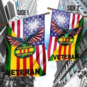 Veteran Flag, Jesus Cross American US Flag,&hellip;