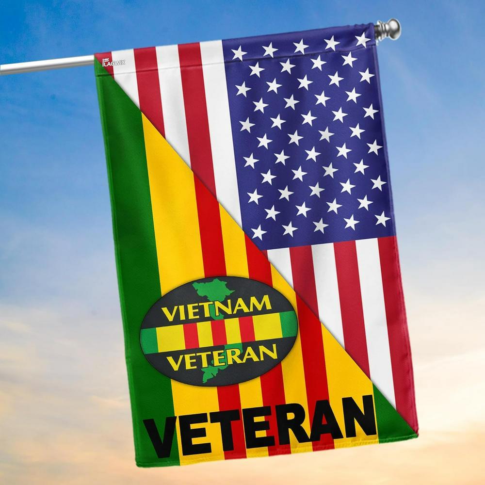 Veteran Flag, Vietnam Veteran American Flag, American Flag, Veteran Decoration Outdoor Flag