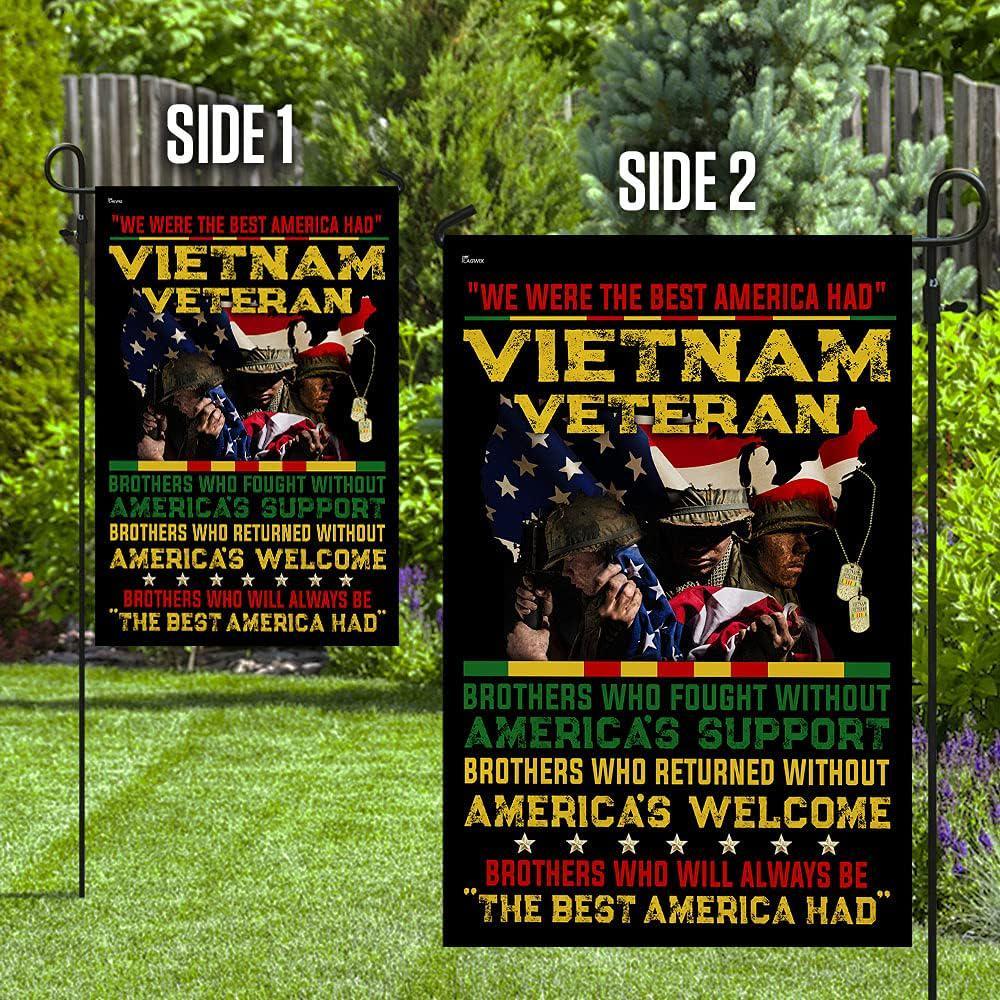 Veteran Flag, We Were The Best America Had Vietnam Veteran Flag, American Flag, Veteran Decoration Outdoor Flag