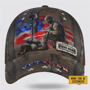Veterans Baseball Caps Grateful To Teammates, Personalized&hellip;