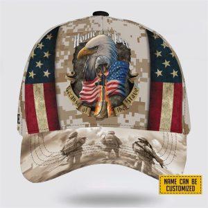 Veterans Baseball Caps Home Of The Free,&hellip;