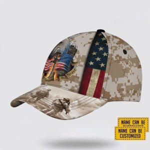 Veterans Baseball Caps Home Of The Free,&hellip;