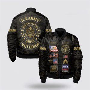 Army Bomber Jacket, Custom Name Rank US&hellip;