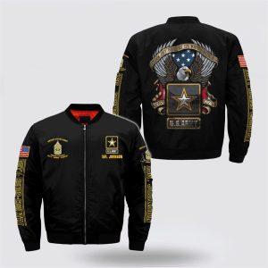 Army Bomber Jacket, Personalized Name Rank US&hellip;