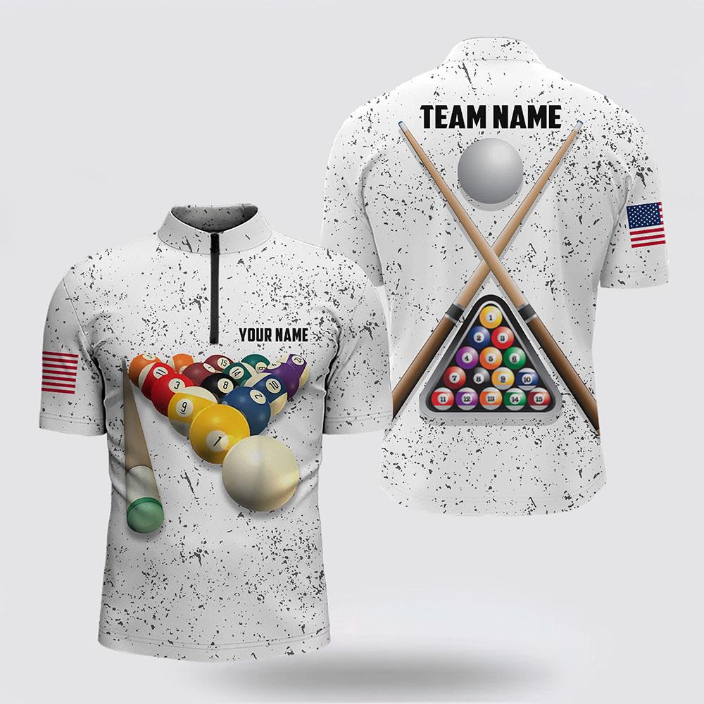Billiard Jerseys, Custom Billiard Jerseys, Billiard Balls 3D Jerseys Shirt, Billiard Shirt Designs