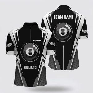 Billiard Jerseys, Custom Billiard Jerseys, Black White&hellip;