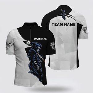 Billiard Jerseys, Custom Billiard Jerseys, Black White&hellip;