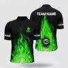 Billiard Jerseys, Custom Billiard Jerseys, Green 8 Ball Galaxy Billiards Men Jerseys Shirts, Billiard Shirt Designs