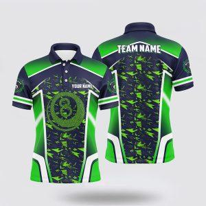 Billiard Polo Shirts, 8 Ball Billiard Abstract&hellip;