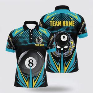 Billiard Polo Shirts, 8 Ball Billiard Jersey&hellip;