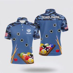 Billiard Polo Shirts, 8 Ball Camouflage Gun&hellip;