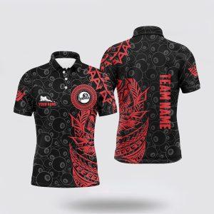 Billiard Polo Shirts, 8 Ball Pattern Billiard&hellip;