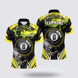 Billiard Polo Shirts, 8 Ball Pool Billiard&hellip;