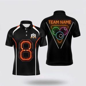 Billiard Polo Shirts, 8 Ball Pool With&hellip;