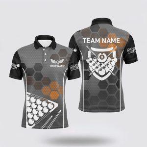 Billiard Polo Shirts, Billiard Balls 3D Polo&hellip;