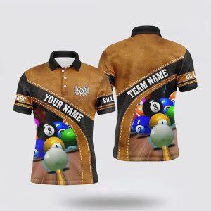 Billiard Polo Shirts, Brown Billiards Balls All&hellip;