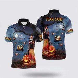 Billiard Polo Shirts, Dark Blue Billiard Halloween&hellip;