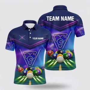Billiard Polo Shirts, Neon Light Billiard Balls&hellip;