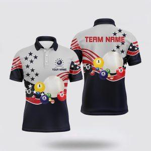 Billiard Polo Shirts, Patriotic Billiard American Style&hellip;