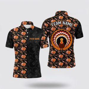 Billiard Polo Shirts, Turkey Chicken Pumpkin Thanksgiving&hellip;
