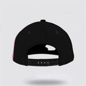 Breast Cancer Baseball Cap Custom Baseball Cap Butterfly Art Black And Pink Print All Over Print Cap Breast Cancer Caps 4 s3m59k.jpg