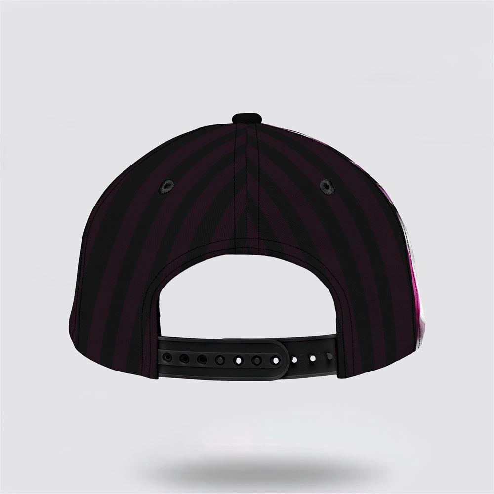 Breast Cancer Baseball Cap, Custom Baseball Cap, Faith Hope Love Cross Art All Over Print Cap, Breast Cancer Caps