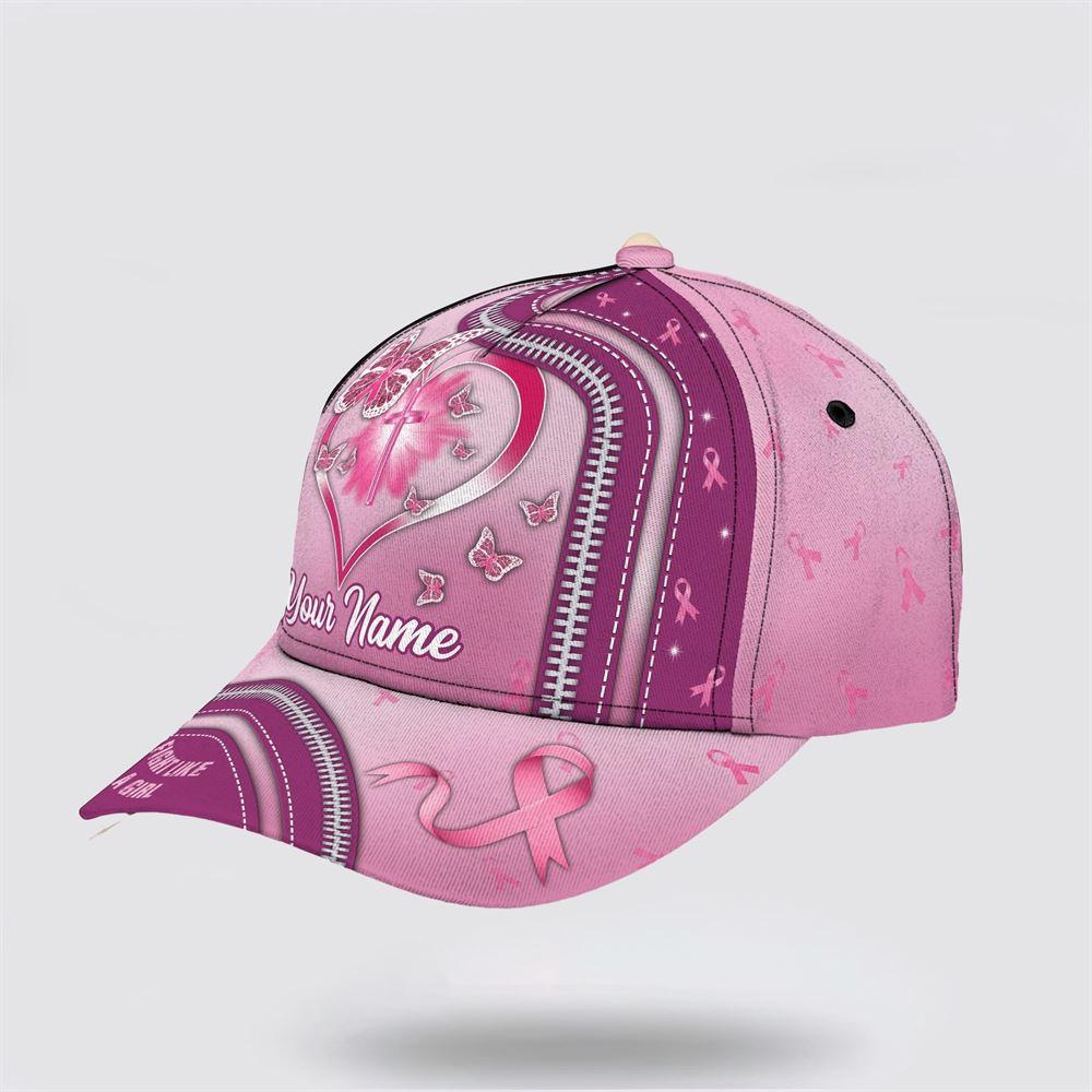 Breast Cancer Baseball Cap, Custom Baseball Cap, Fight Like A Girl Cross And Butterfly Print All Over Print Cap, Breast Cancer Caps Breast Cancer Baseball Cap, Custom Baseball Cap, Fight Like A Girl Cross And Butterfly Print All Over Print Cap, Breast Cancer Caps
