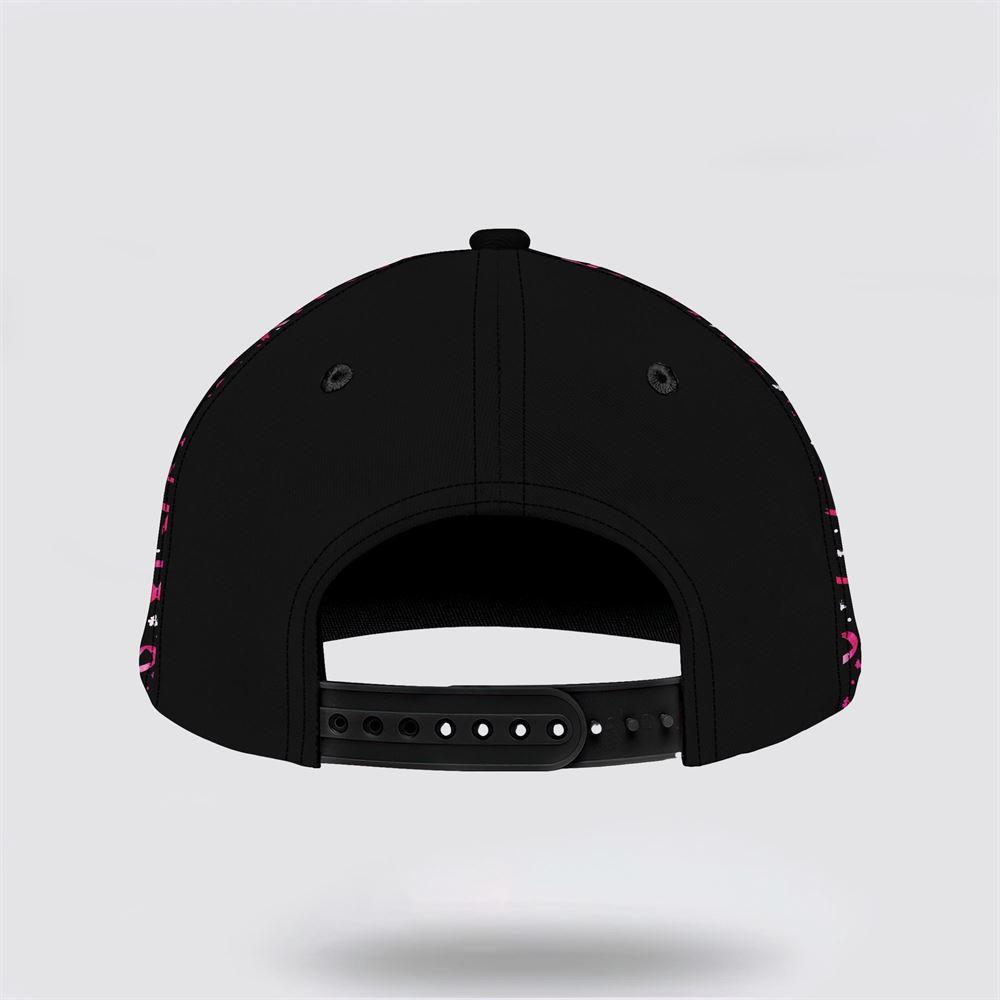 Breast Cancer Baseball Cap, Custom Baseball Cap, Fight With God All Things Are Possible All Over Print Cap, Breast Cancer Caps