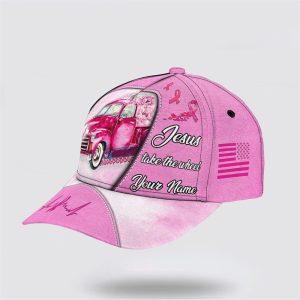 Breast Cancer Baseball Cap Custom Baseball Cap Jesus Take the Wheel All Over Print Cap Breast Cancer Caps 3 pr5z7w.jpg