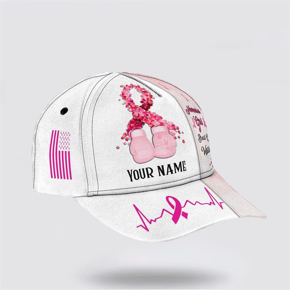 Breast Cancer Baseball Cap, Custom Baseball Cap, November Girl All Over Print Cap, Breast Cancer Caps Breast Cancer Baseball Cap, Custom Baseball Cap, November Girl All Over Print Cap, Breast Cancer Caps