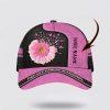 Breast Cancer Baseball Cap, Custom Baseball Cap, Pink All Over Print Cap, Breast Cancer Caps