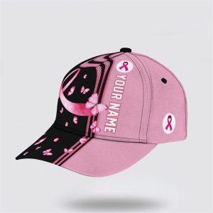 Breast Cancer Baseball Cap Custom Baseball Cap Pink Butterfly Art All Over Print Cap Breast Cancer Caps 3 xzzahq.jpg