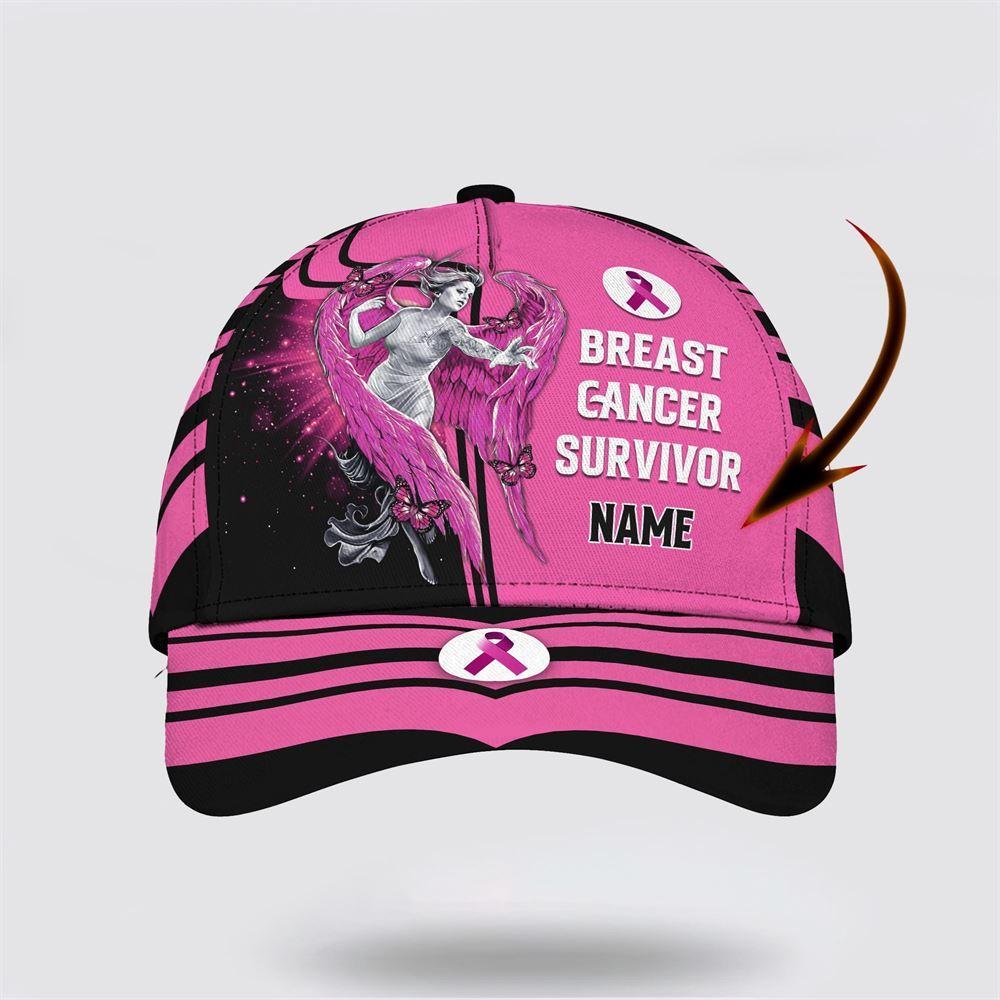 Breast Cancer Baseball Cap, Custom Baseball Cap, Survivor Art All Over Print Cap, Breast Cancer Caps