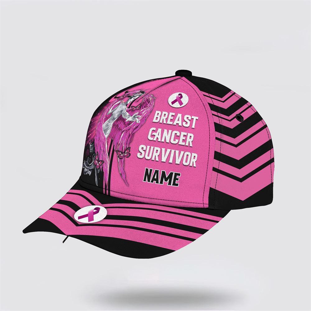 Breast Cancer Baseball Cap, Custom Baseball Cap, Survivor Art All Over Print Cap, Breast Cancer Caps