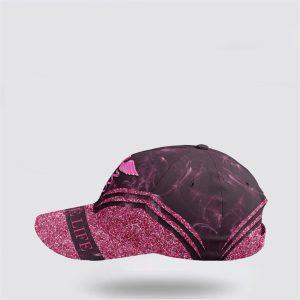Breast Cancer Baseball Cap Nurse Life Pink Glitter All Over Print Cap Breast Cancer Caps 3 k76xde.jpg